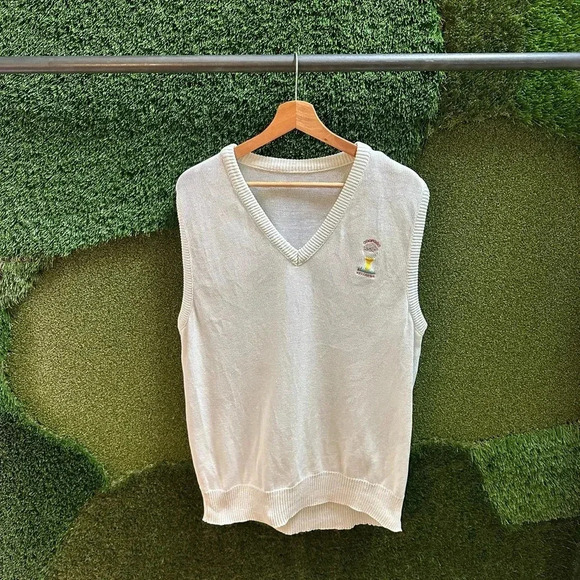 Vintage Ogopogo Golf Sweater Vest Large - Picture 1 of 4